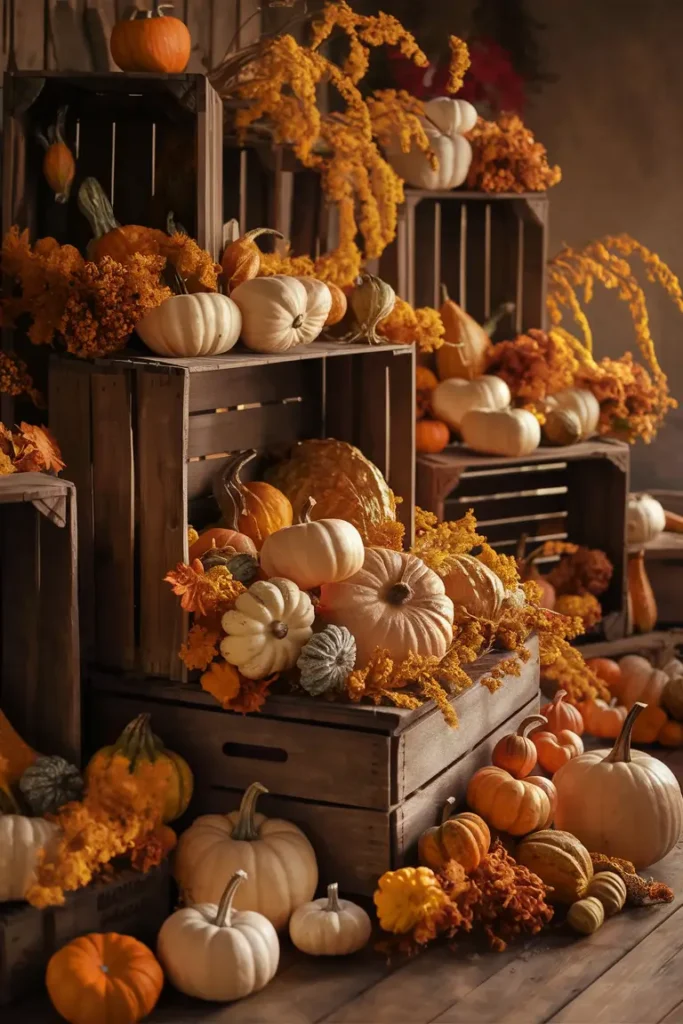 Farmhouse Charm with Rustic Crates