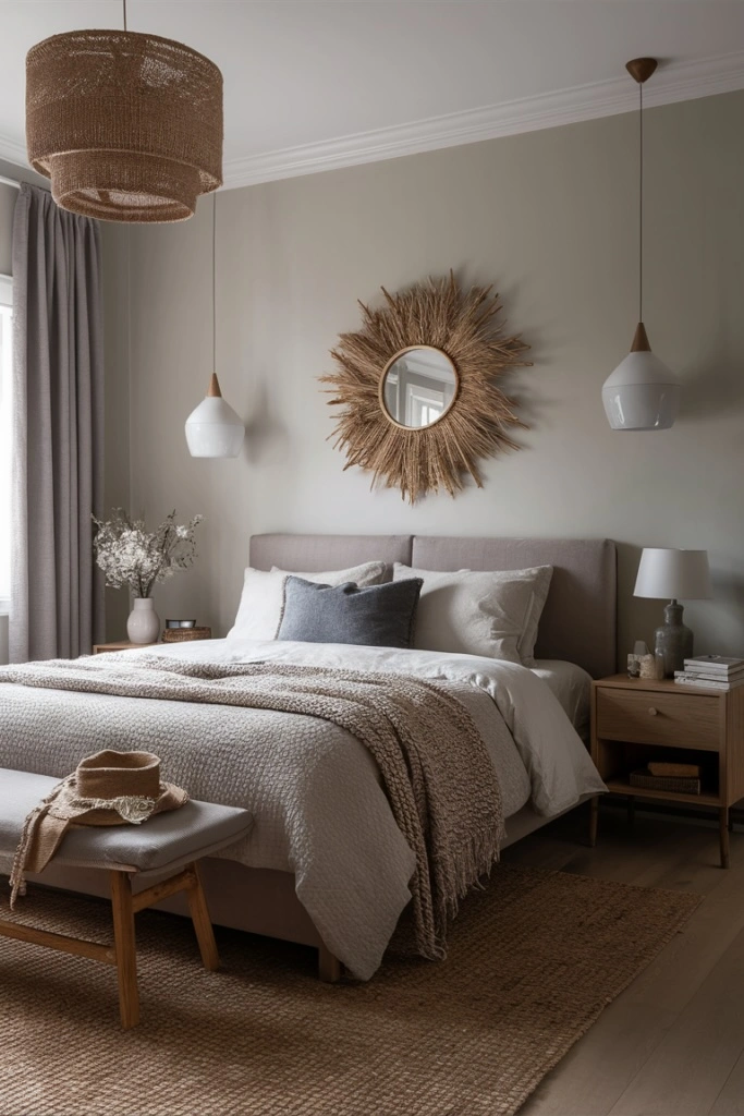 Monochromatic bedroom magic