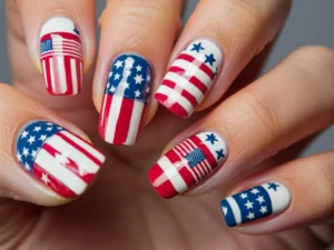 Patriotic 4th Of July Nail Art Ideas