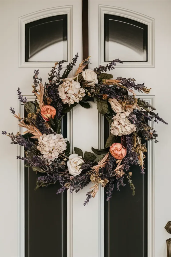 Elegant Dried Flower Easter Wreath