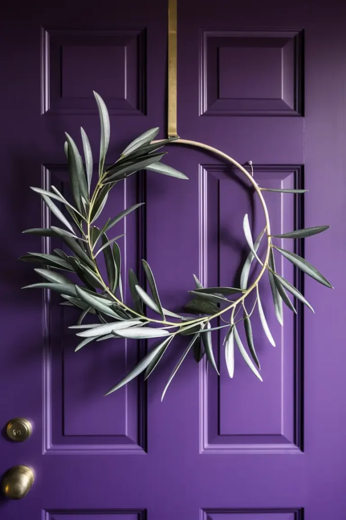 Elegant Olive Branch Spring Wreath