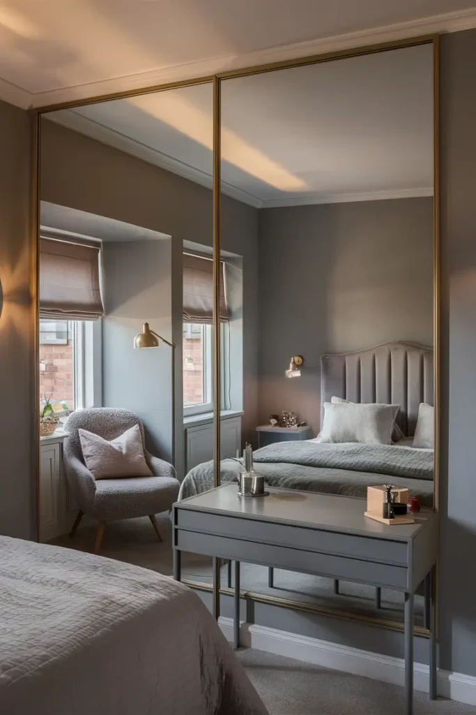 Incorporating Mirrors In Small Bedrooms For A Spacious Feel