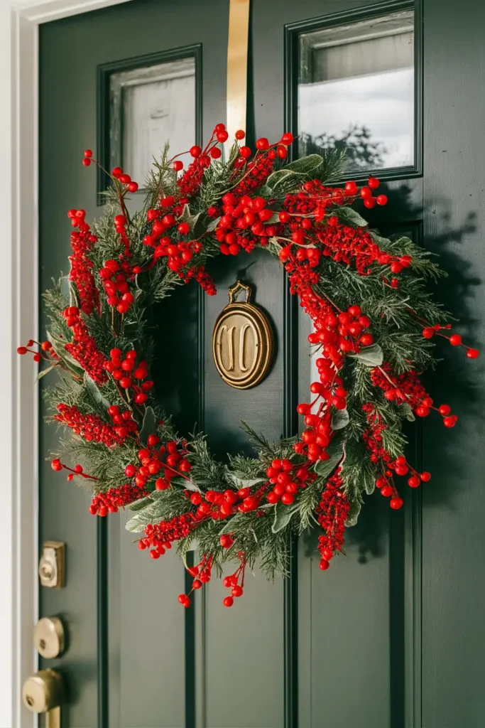 Vibrant Red Berry Spring Wreath